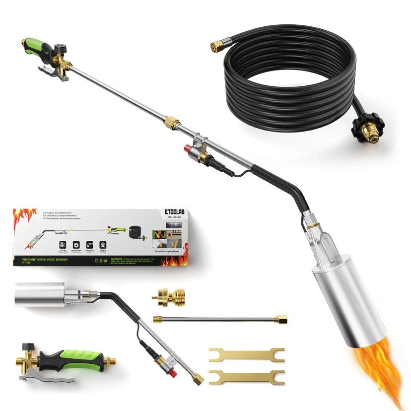 Propane Torch Weed Burner with Safety Hose