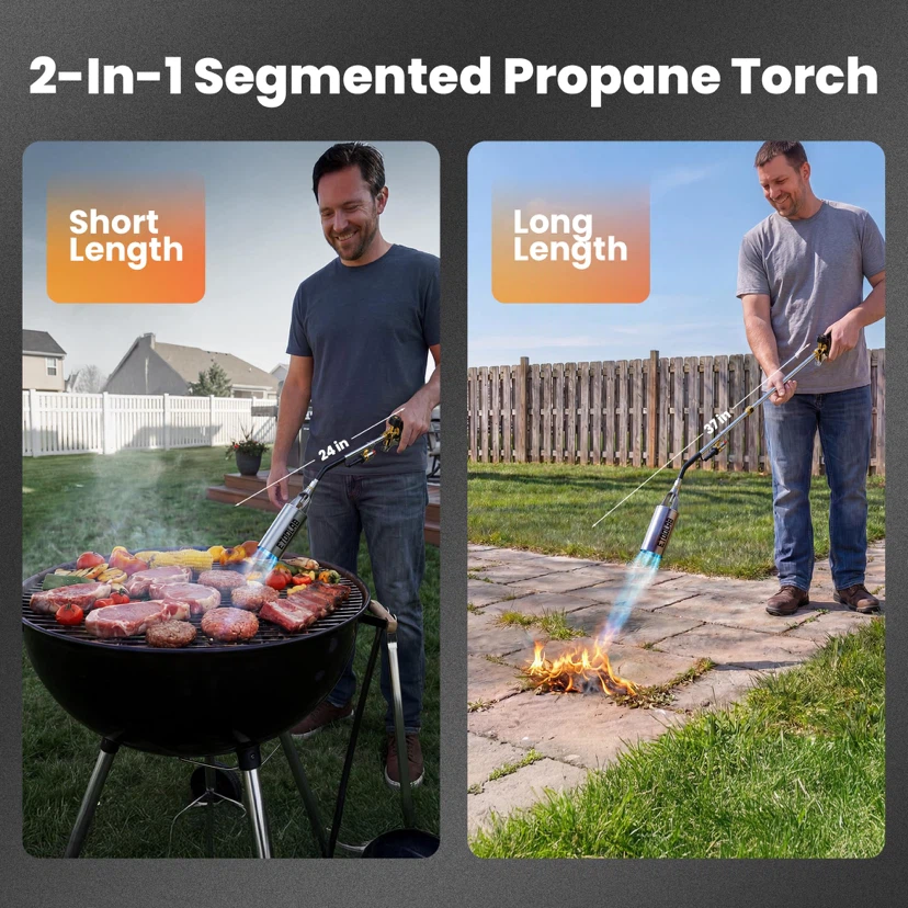 Propane Torch Weed Burner with Safety Hose - photo 4