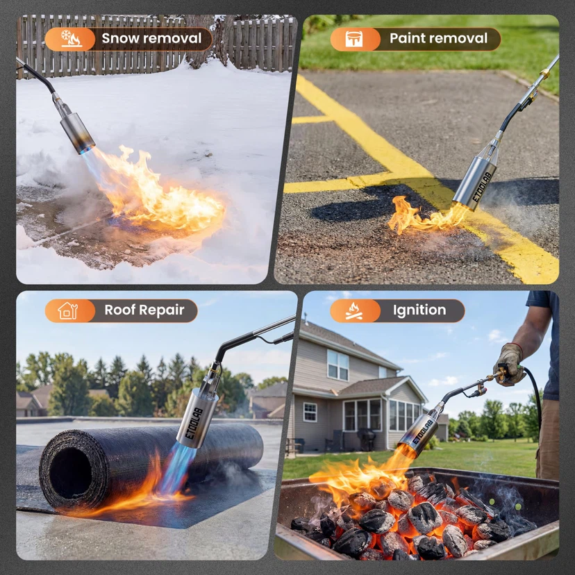 Propane Torch Weed Burner with Safety Hose - photo 5