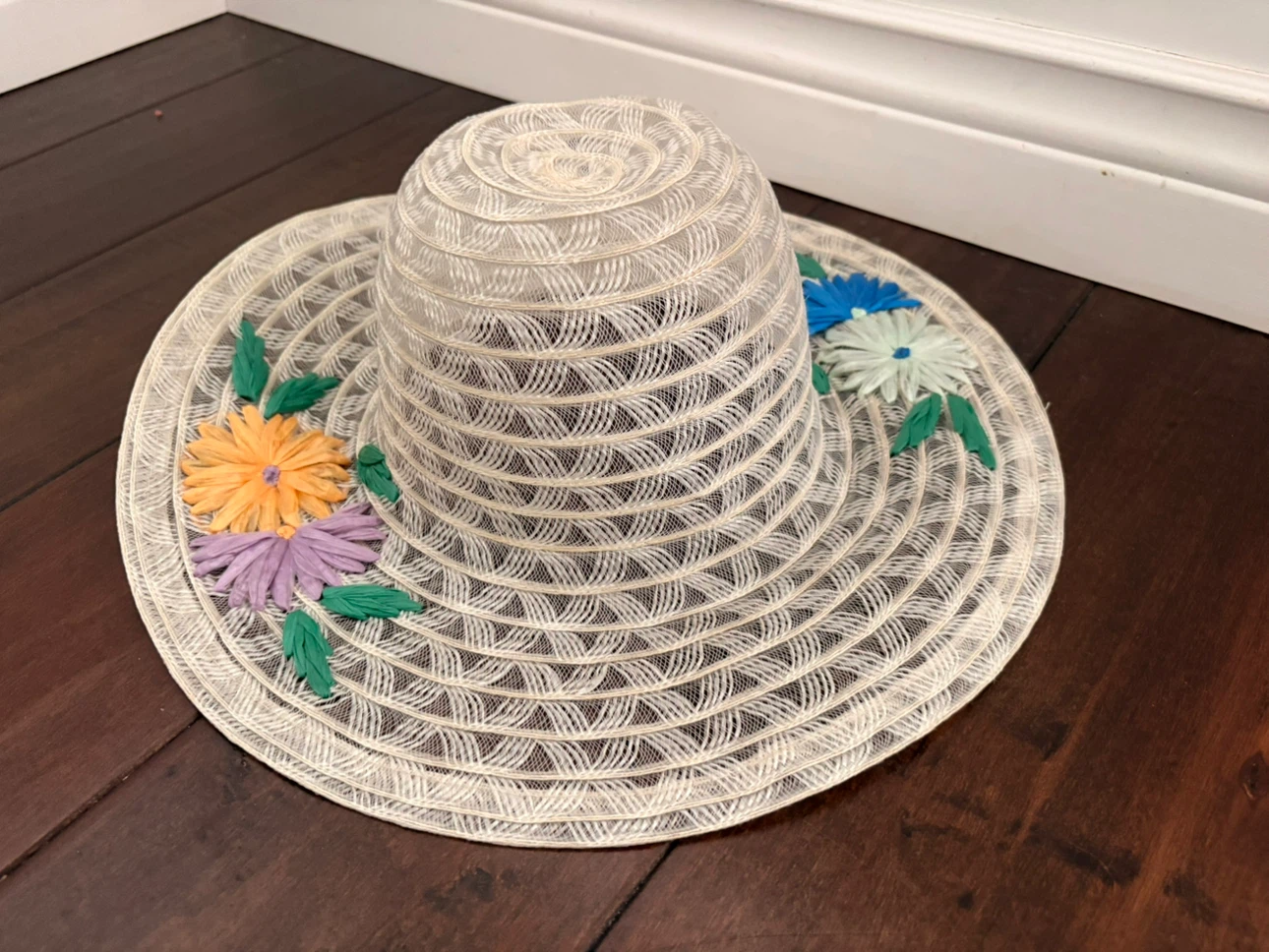 🏈Floral sun hat