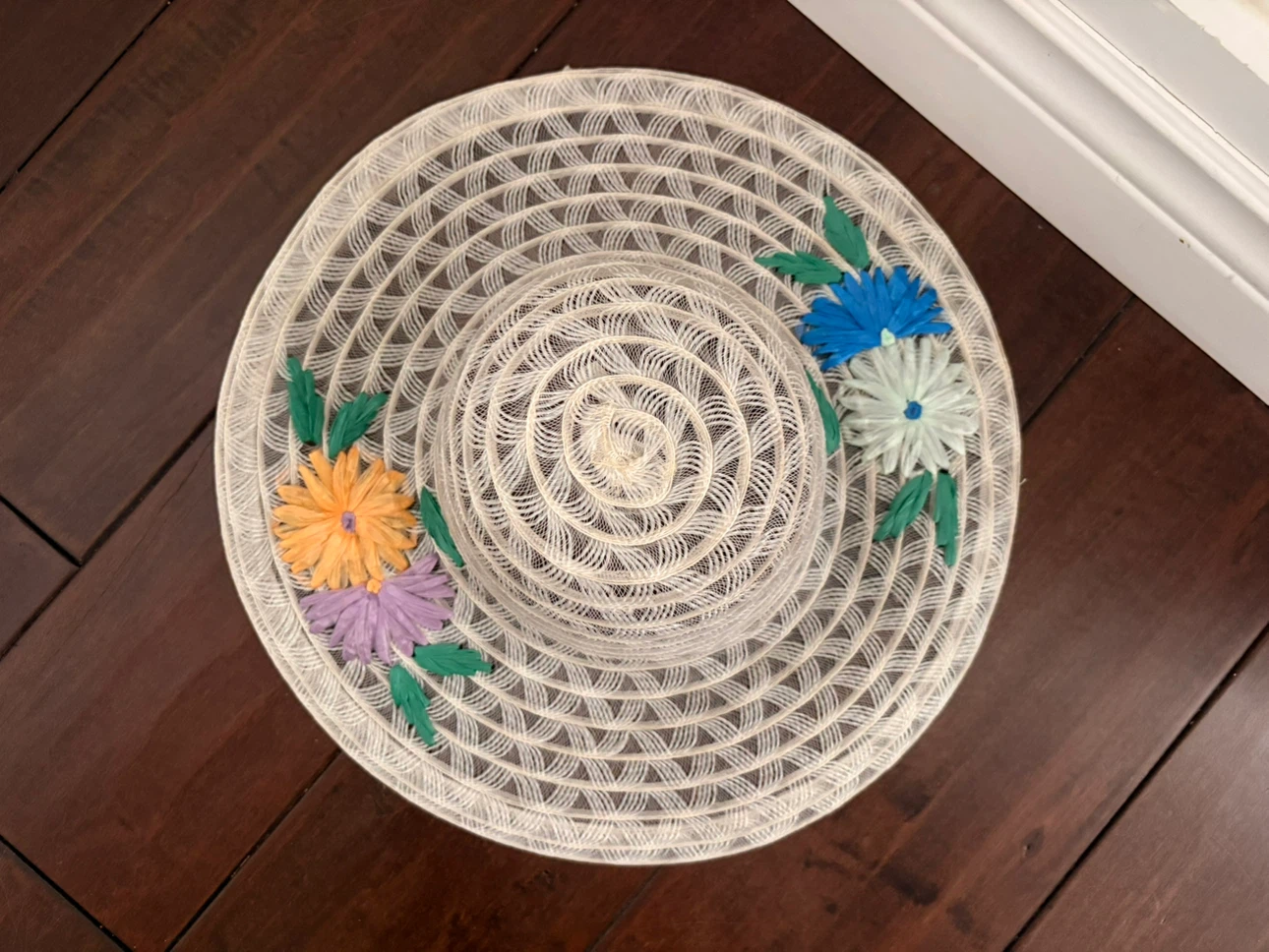 🏈Floral sun hat - photo 4