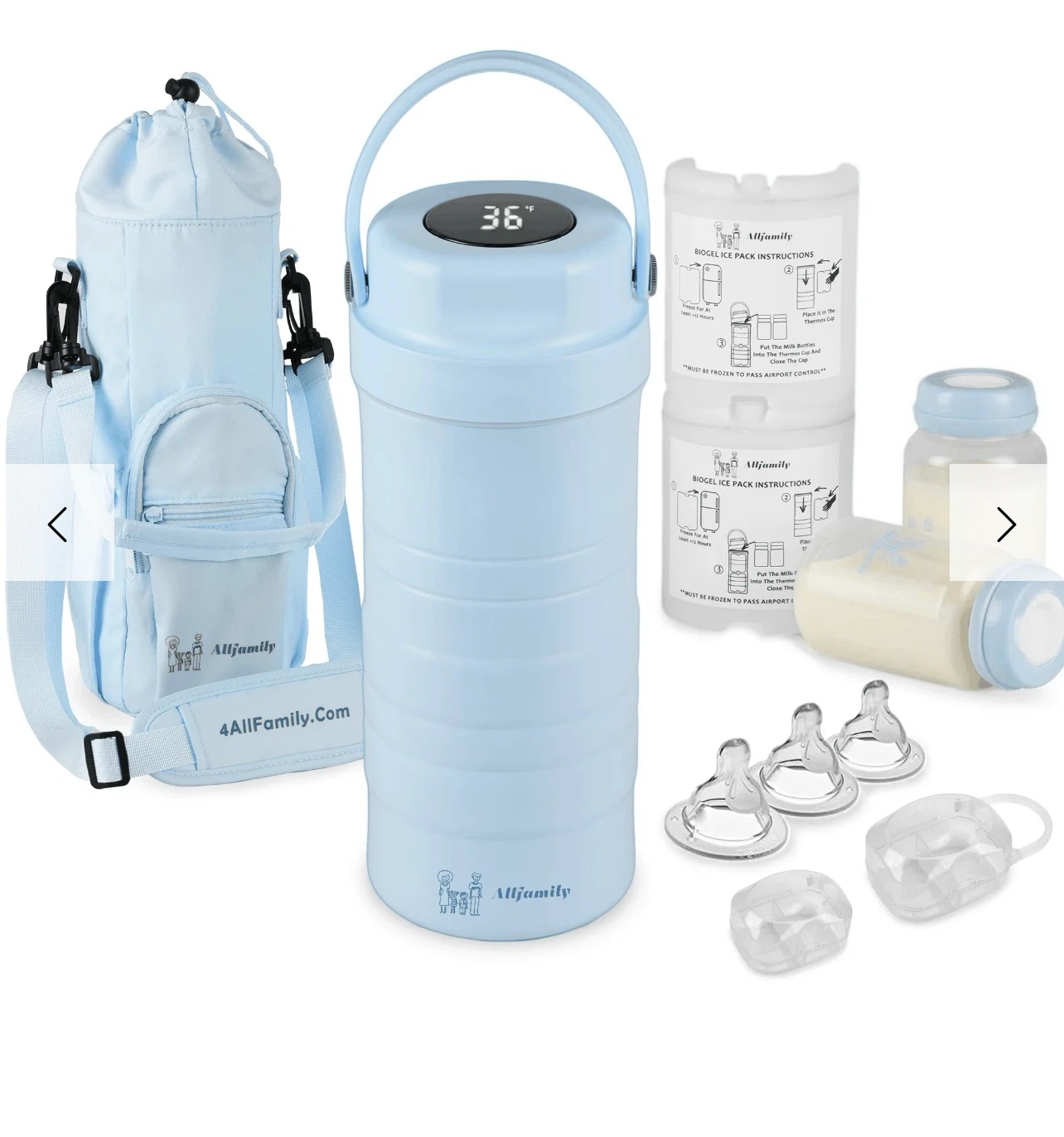 NEW 4AllFamily Milk Cooler with LED Temperature Display
