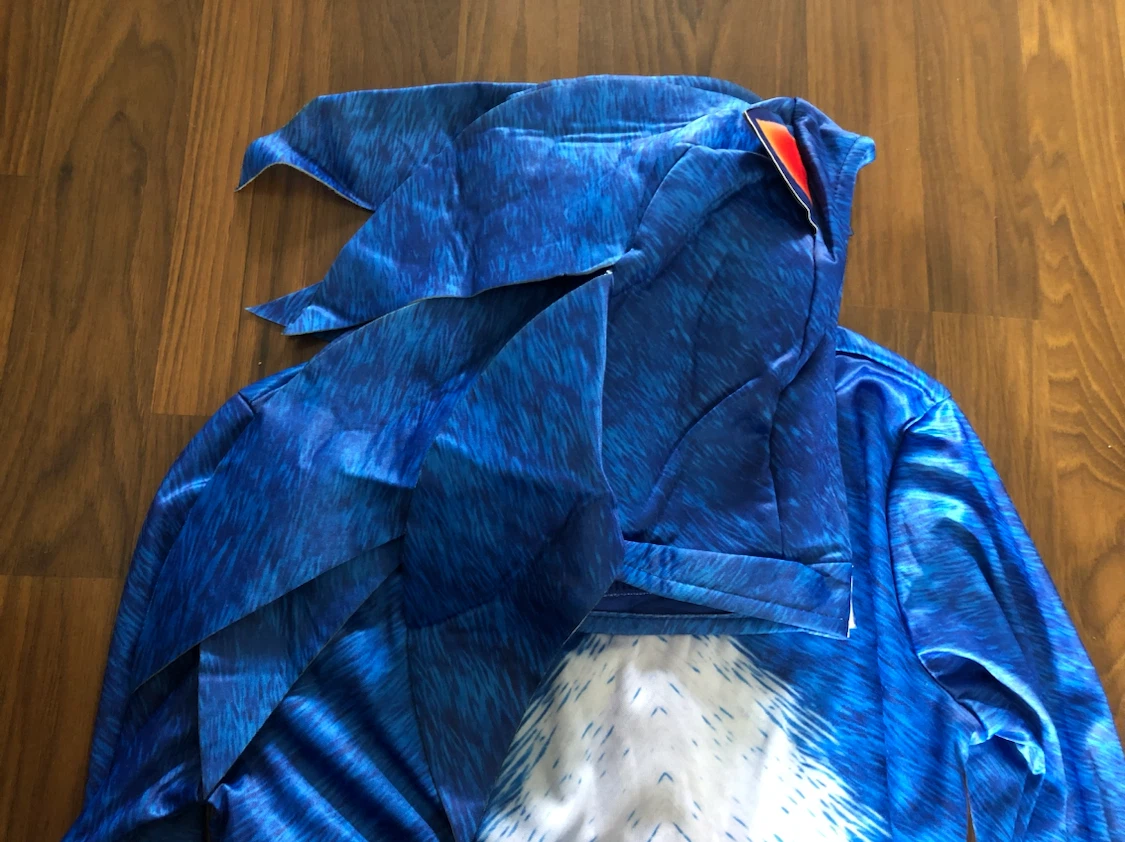 Sonic the Hedgehog Costume (kids M) - photo 2