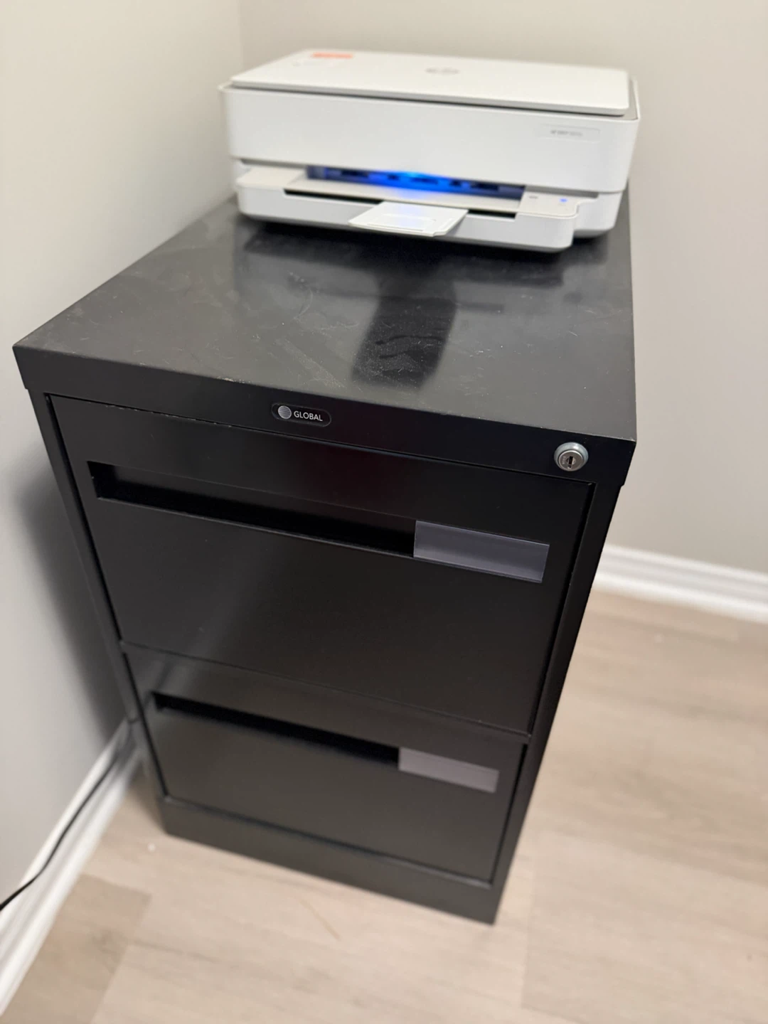 Global 2-Drawer Metal Filing Cabinet