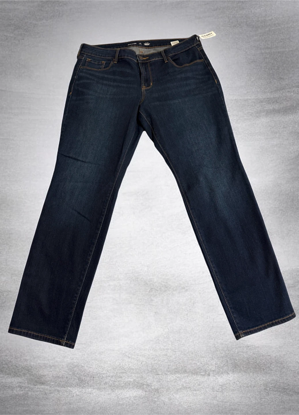 Old Navy Mid-Rise Power Slim Straight Jeans Size 14 Petite