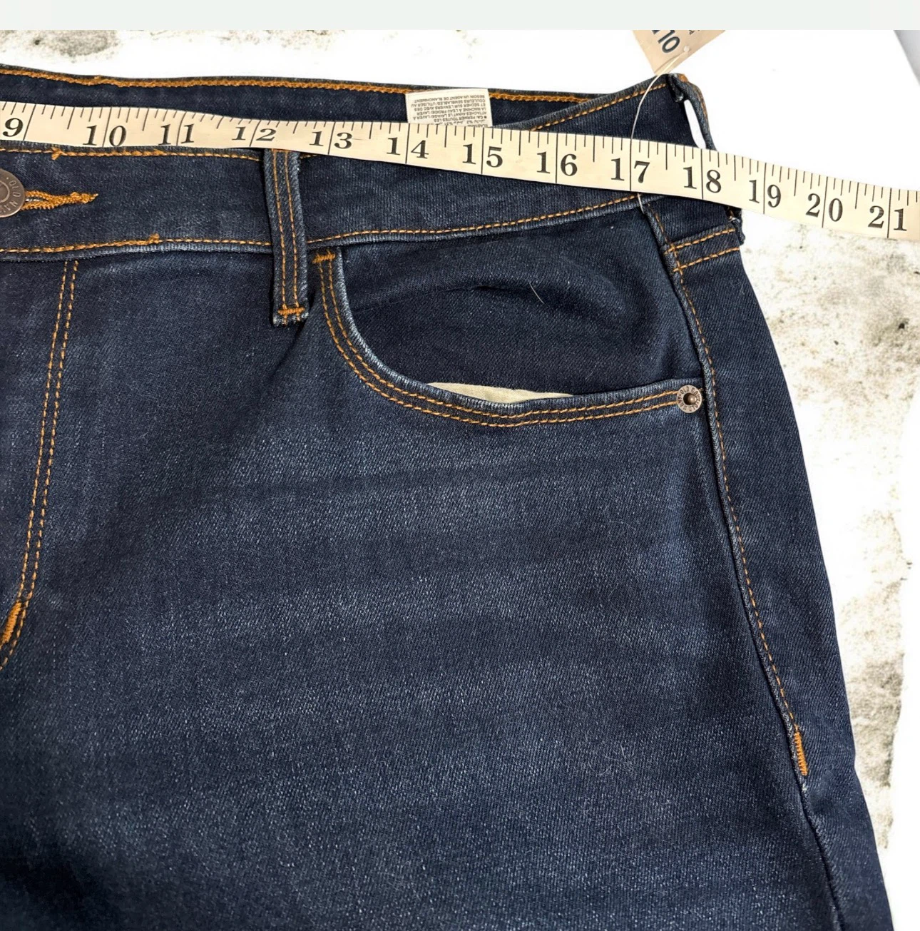 Old Navy Mid-Rise Power Slim Straight Jeans Size 14 Petite - photo 3