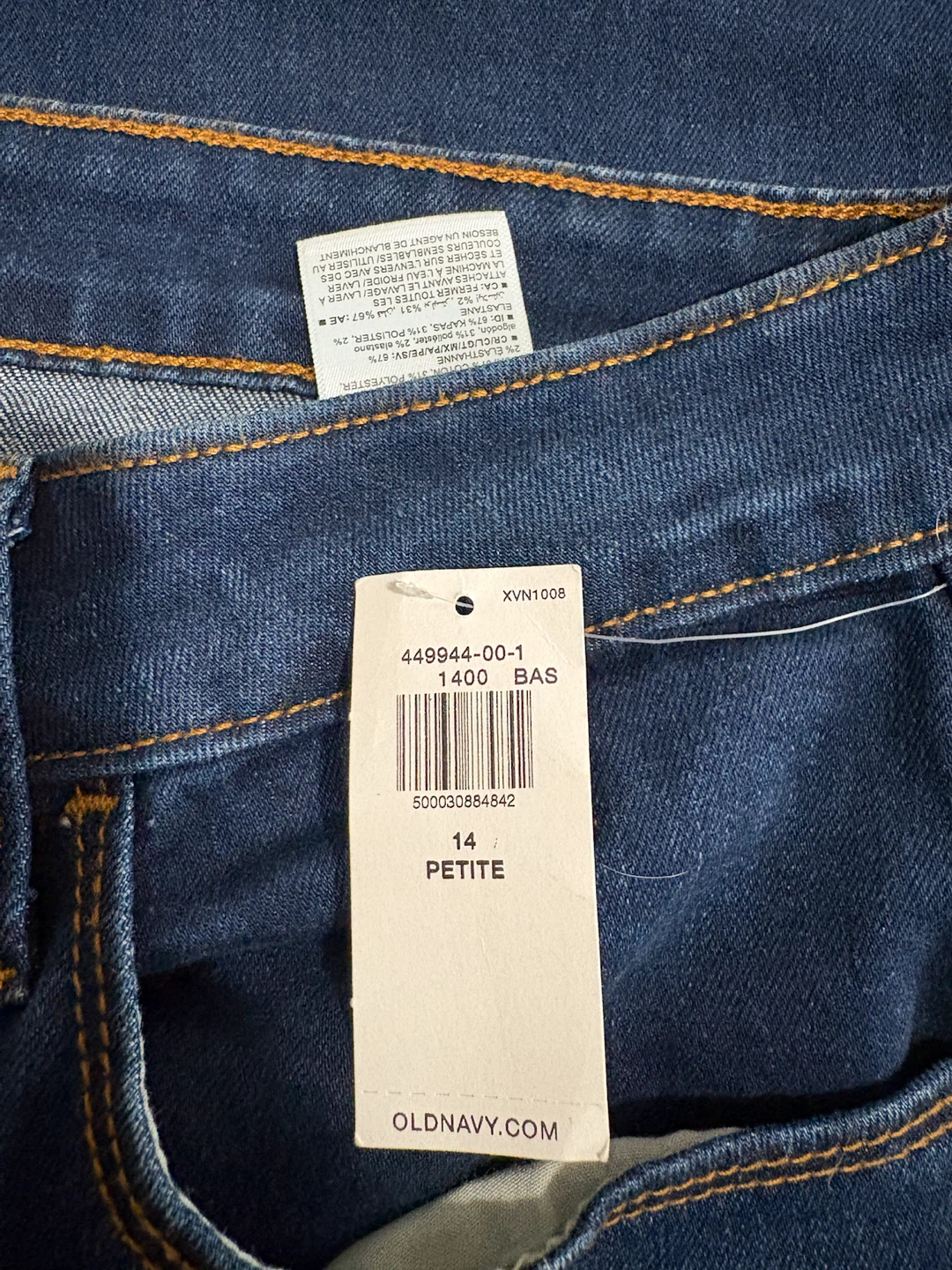 Old Navy Mid-Rise Power Slim Straight Jeans Size 14 Petite - photo 5
