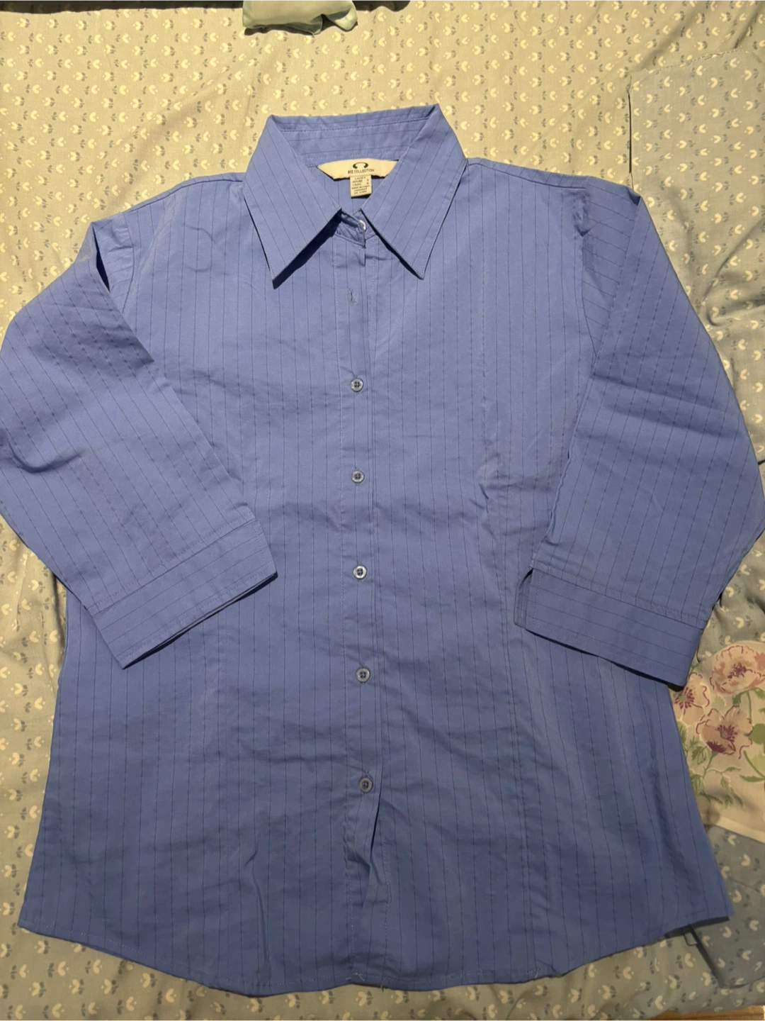 🏈Nygard Collection Blue Striped Blouse