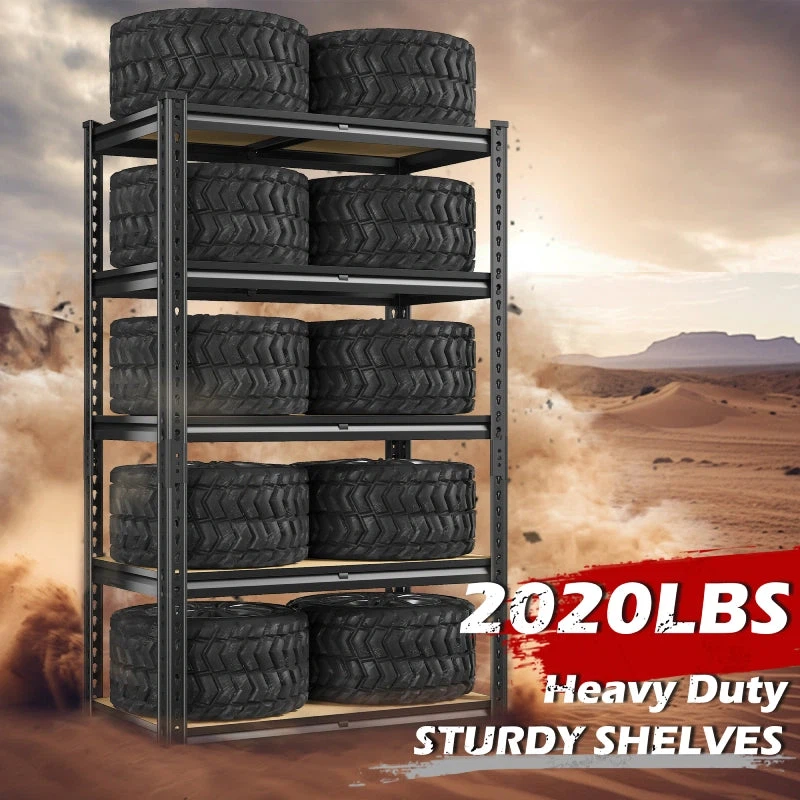 REIBII 5-Tier Shelving Boltless Storage Rack - photo 2