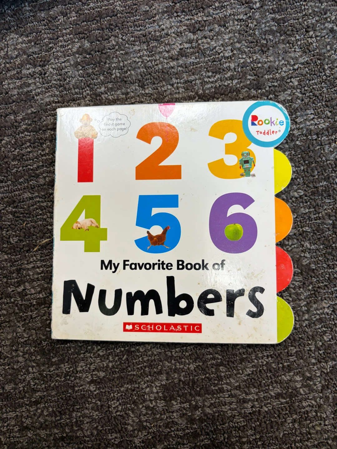Scholastic Rookie Toddler My Favorite Book of Numbers🏈
