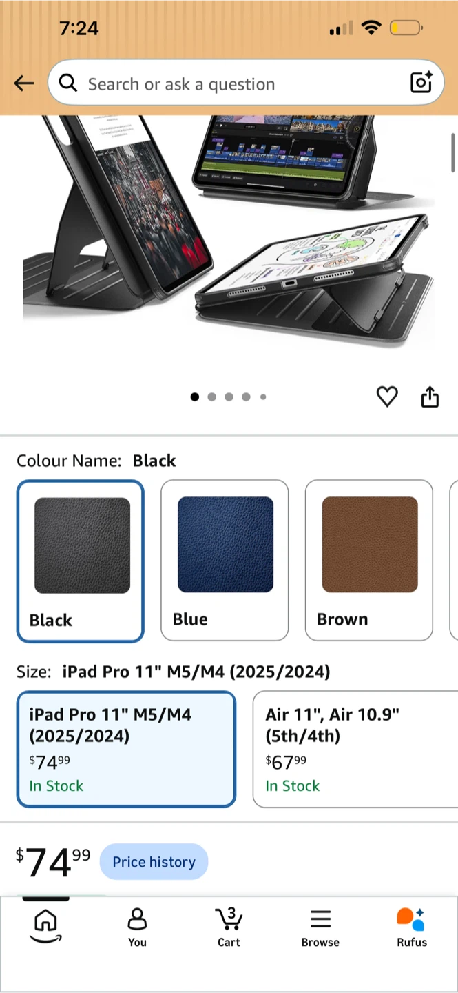 New -ESR Shift Magnetic Case for iPad Pro 11-inch (M5/M4) - photo 2