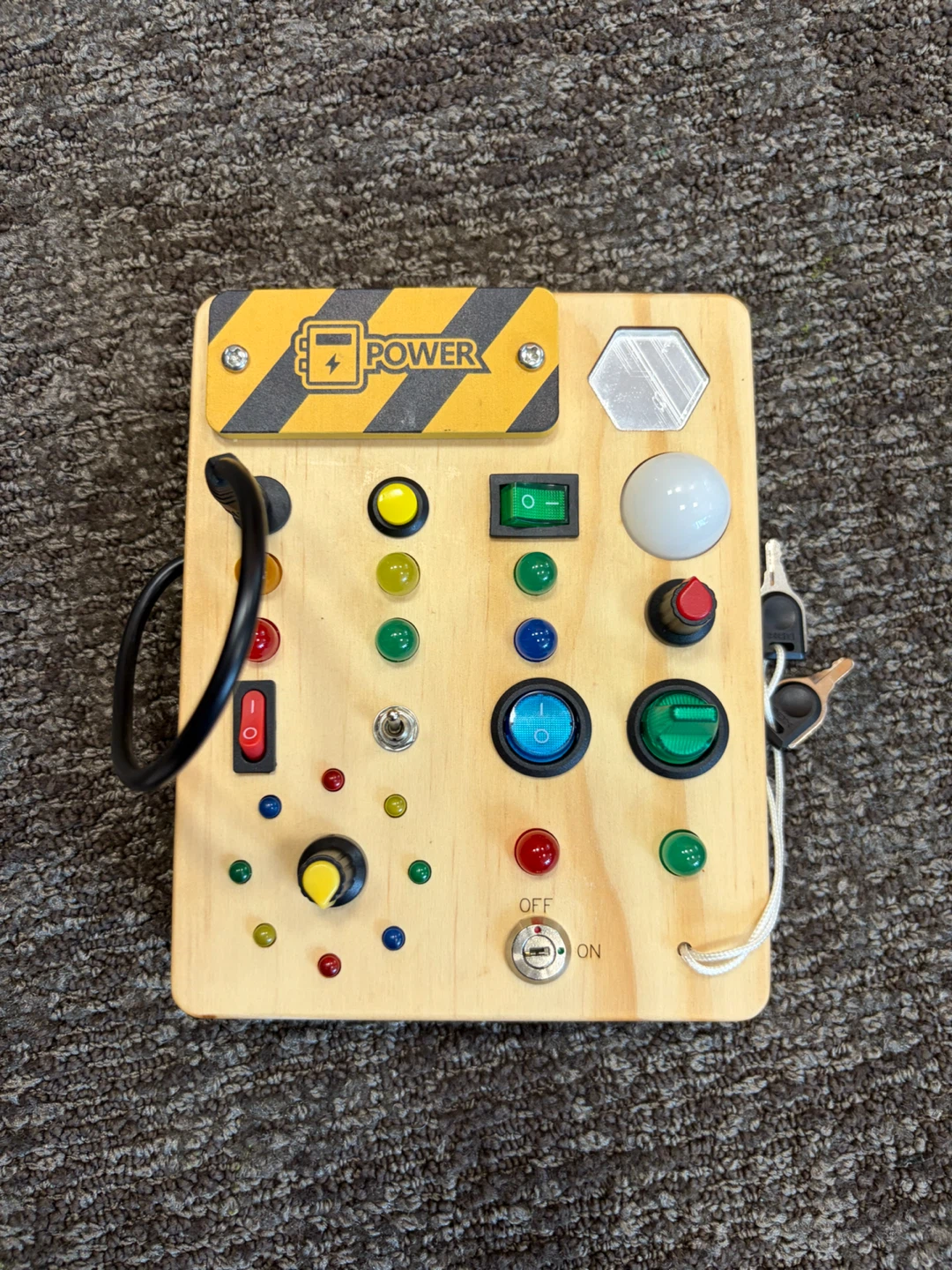 Wooden Sensory Busy Board🏈