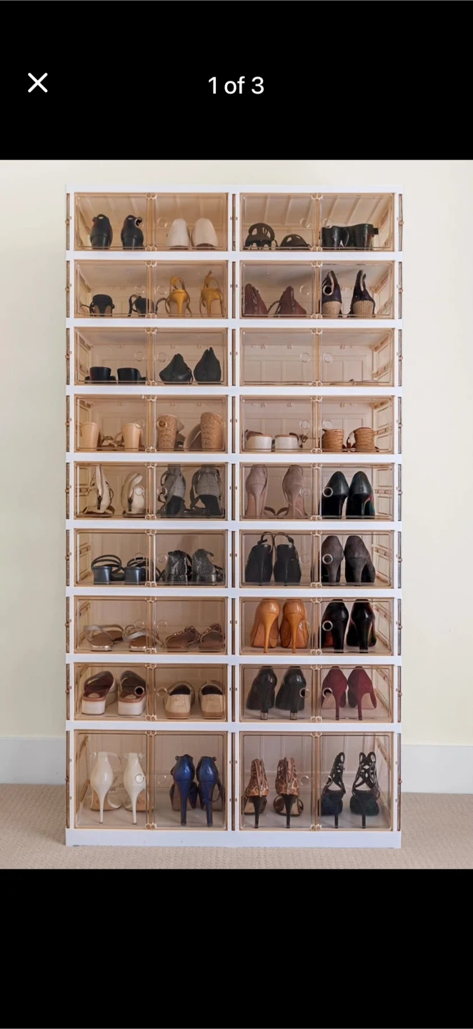 Large Foldable Shoe Cabinet