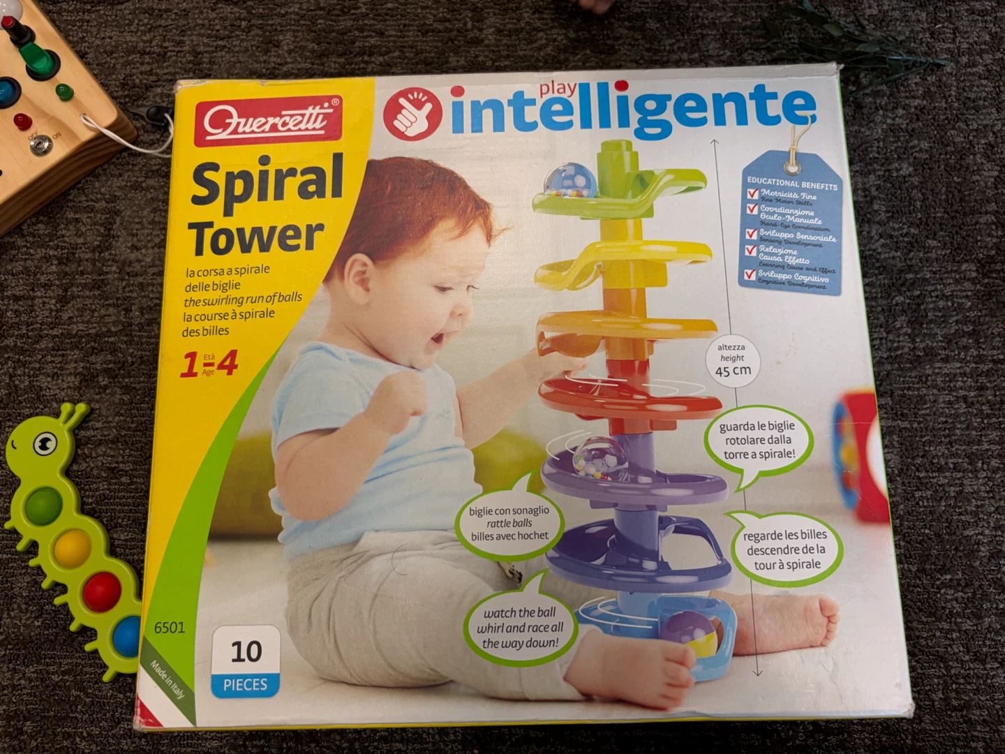 Quercetti Spiral Tower Toy🏈