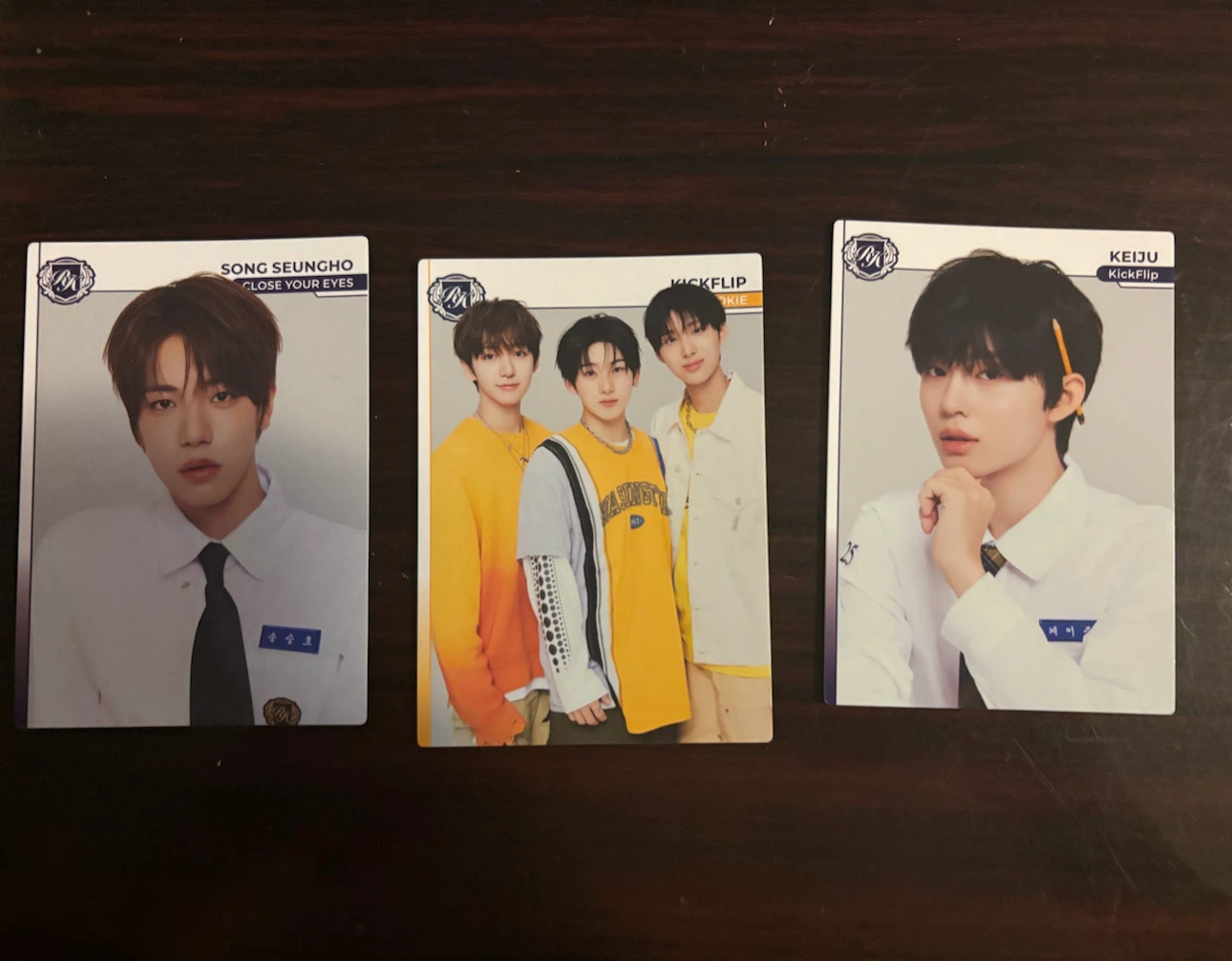 Set of 3 K-Pop Collectible Photocards