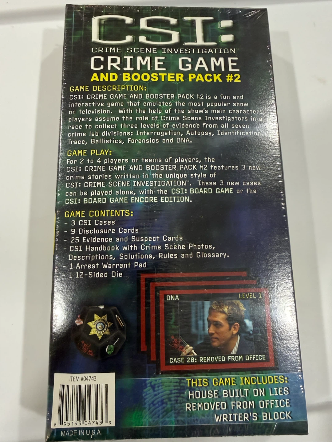 CSI: Crime Scene Investigation Crime Game Booster Pack #2 - photo 4