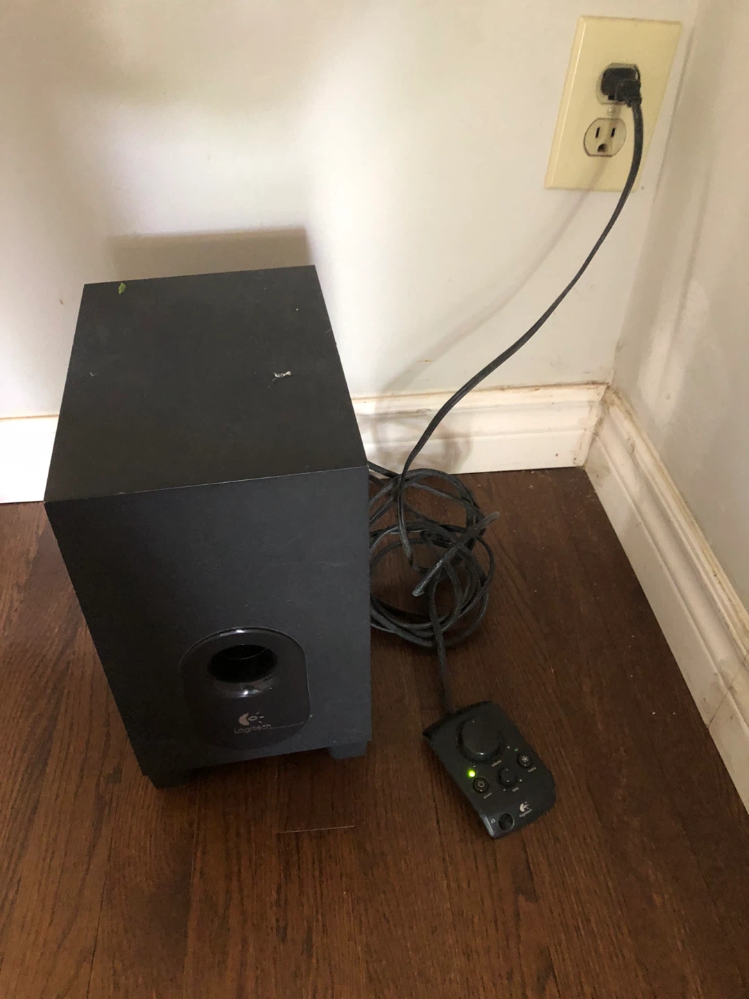 Logitech Subwoofer with Wired Control Pod
