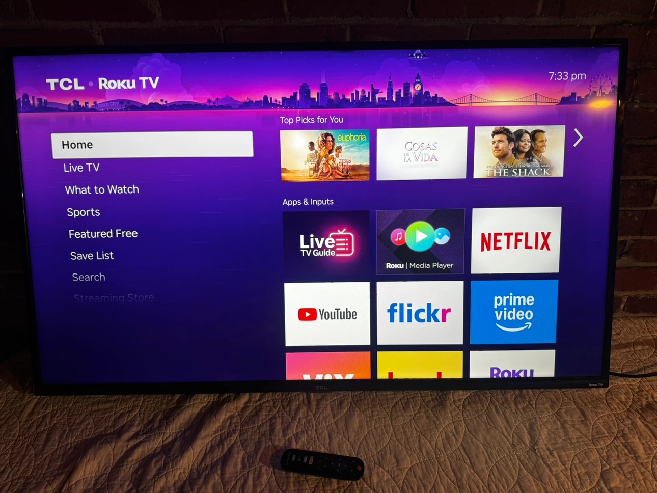 50” TCL Roku Smart 4K TV