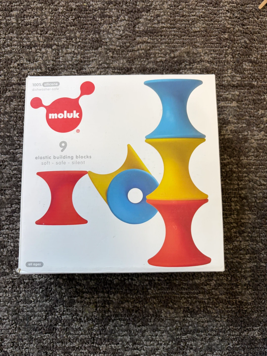 Moluk Oogi Elastic Building Blocks 9 Pieces 🏈