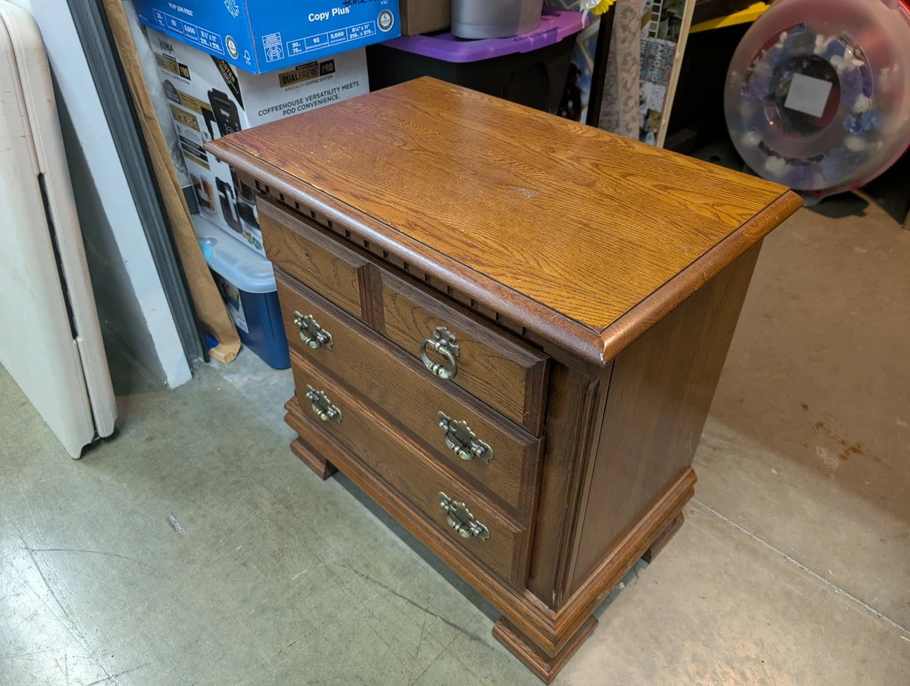 Wooden Nightstand - photo 2