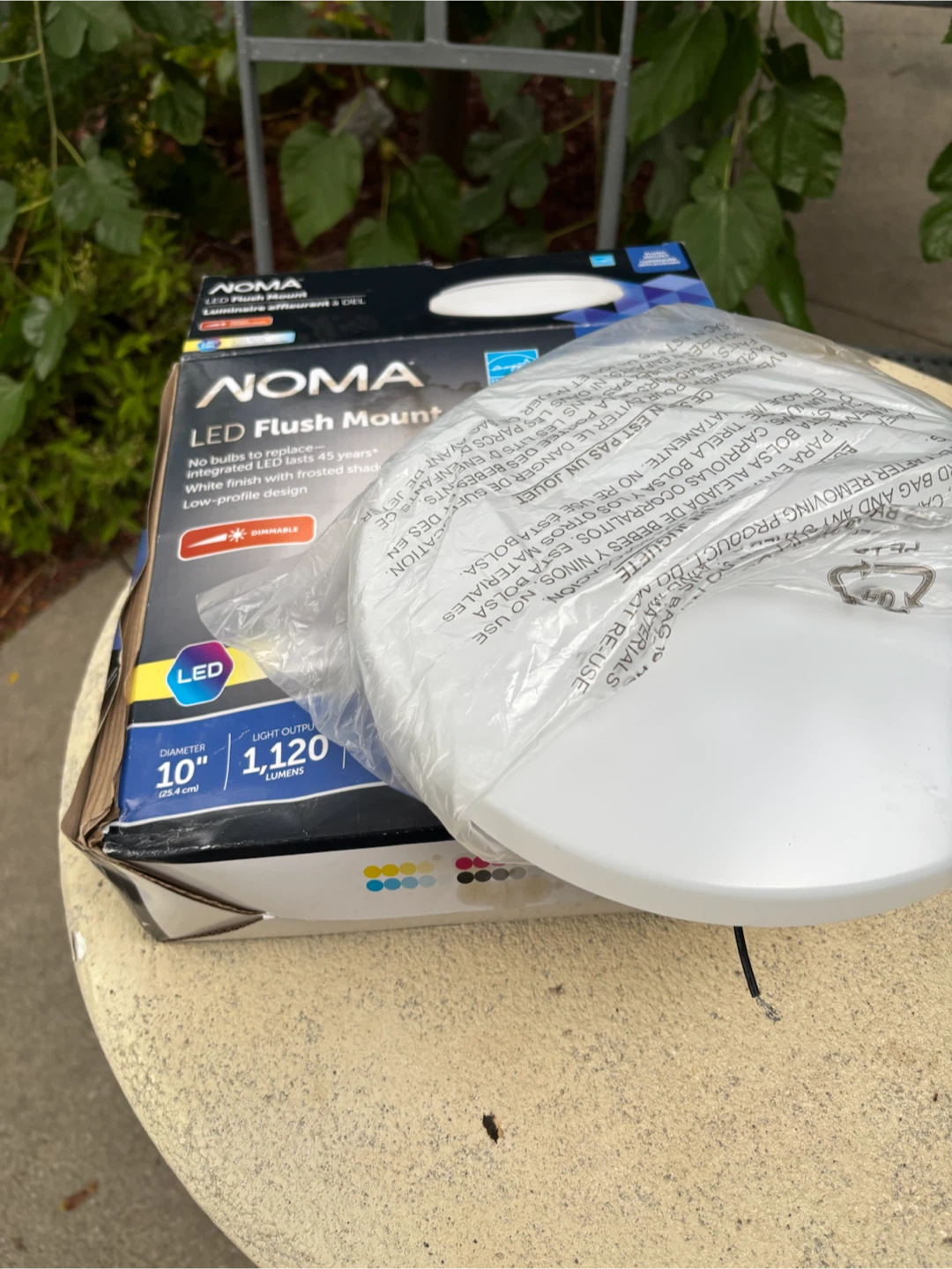 NOMA LED Flush Mount Light 10" 🏈 - photo 2