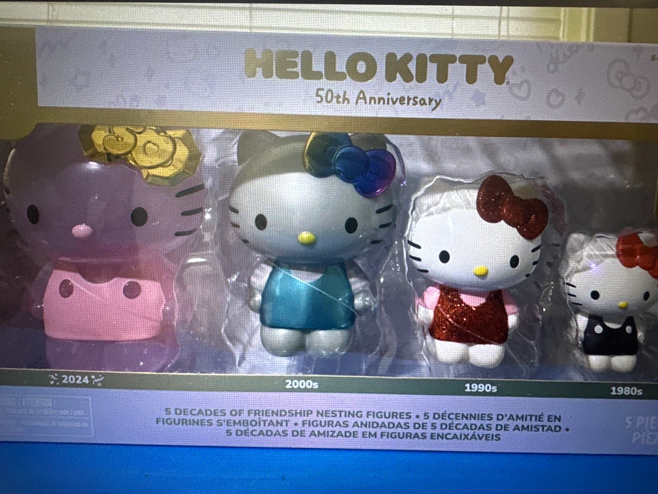 Hello Kitty 50th Anniversary Nesting Figures
