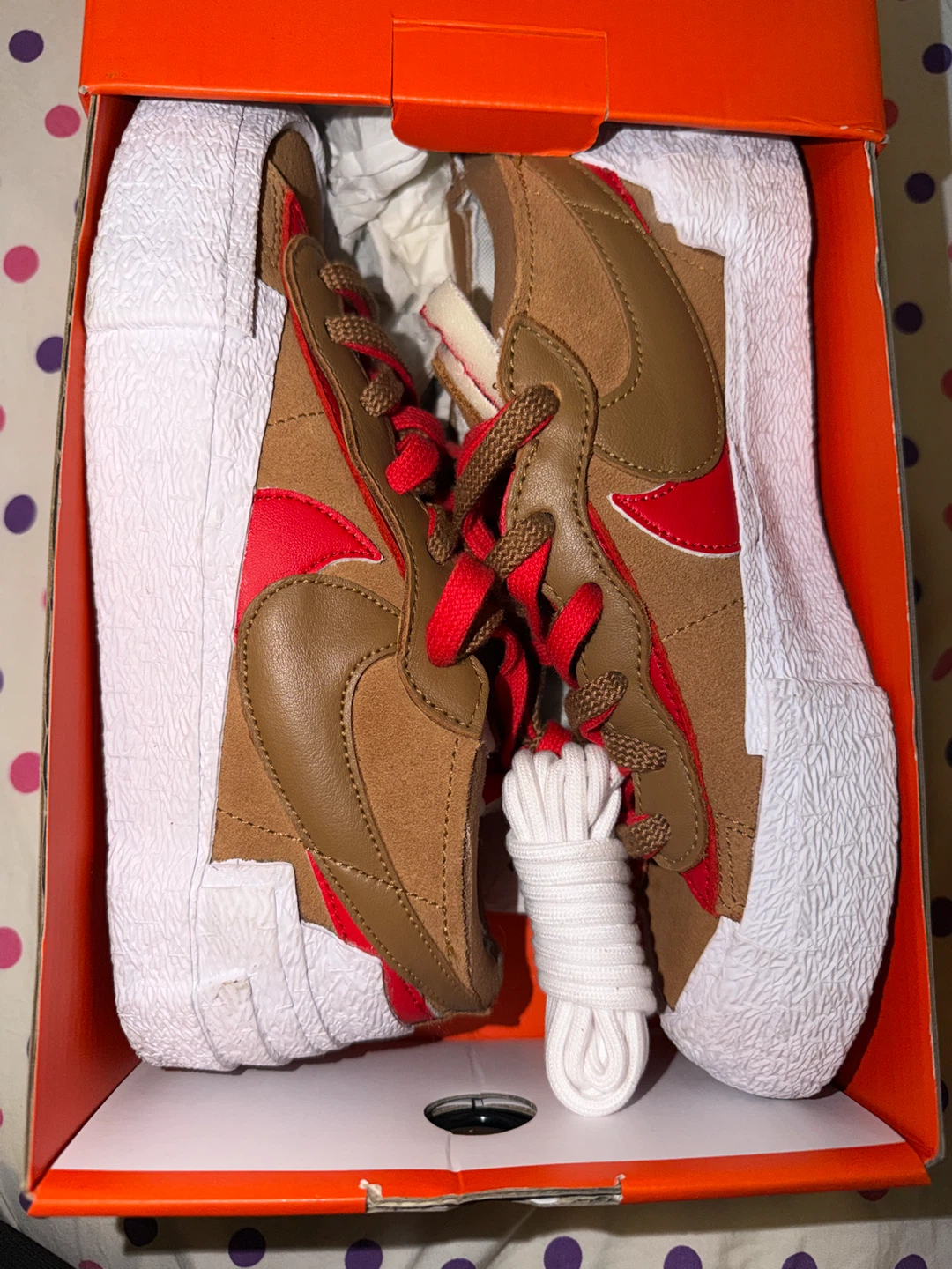 WTS Nike x Sacai Blazer Low 6M - photo 4