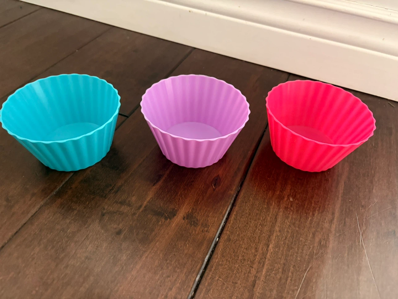 Set of 3 plastic ice cream cups - photo 2