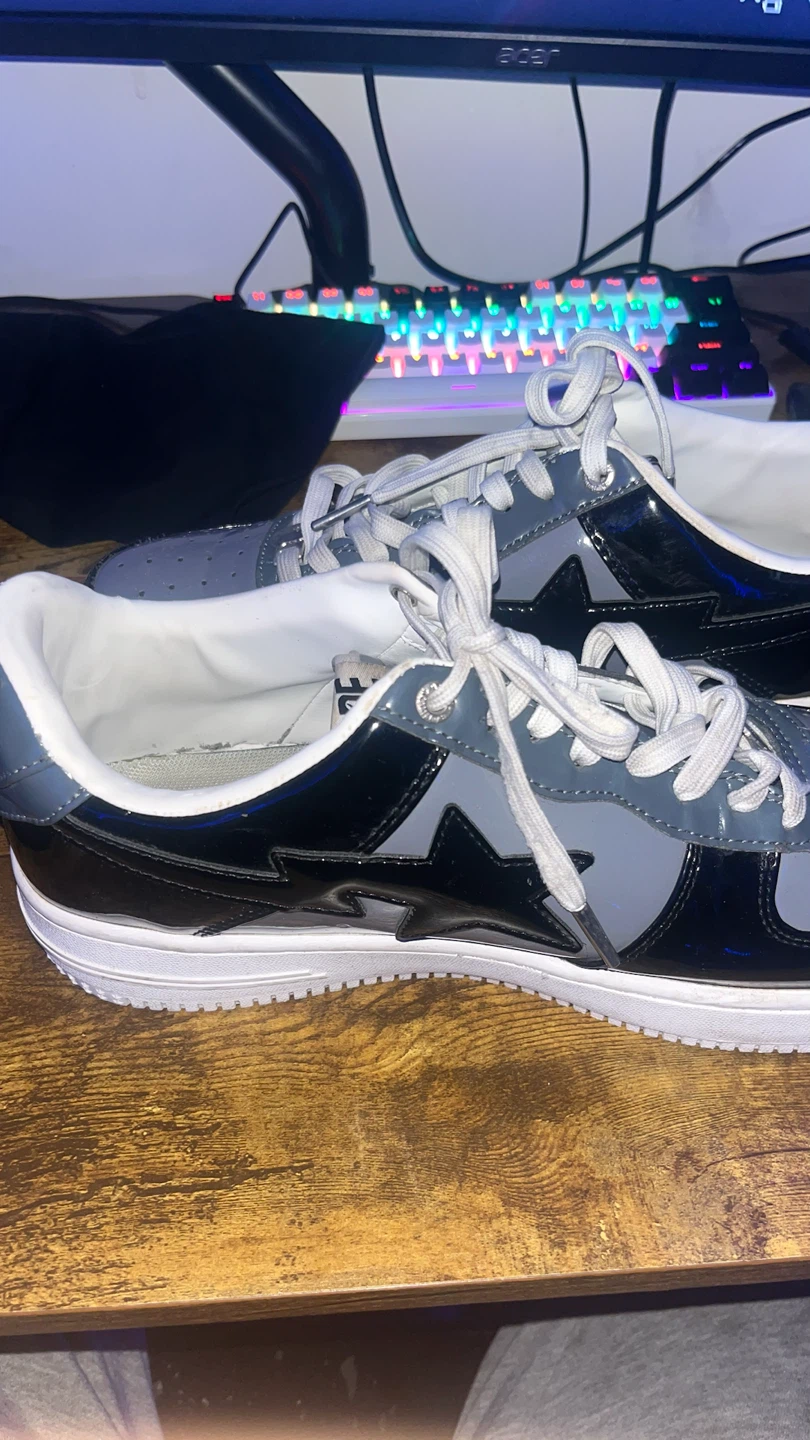 Bape Sta Patent Leather Sneakers - photo 2