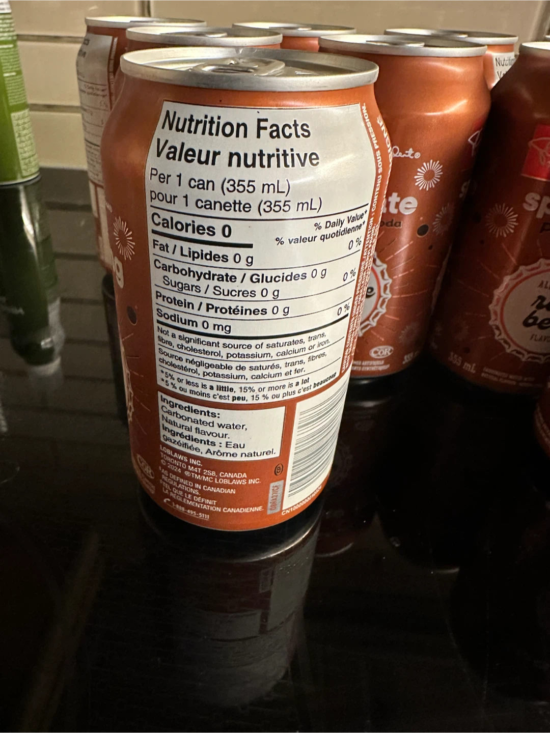 🏈 President’s Choice Root Beer Flavour Sparkling Water - photo 3