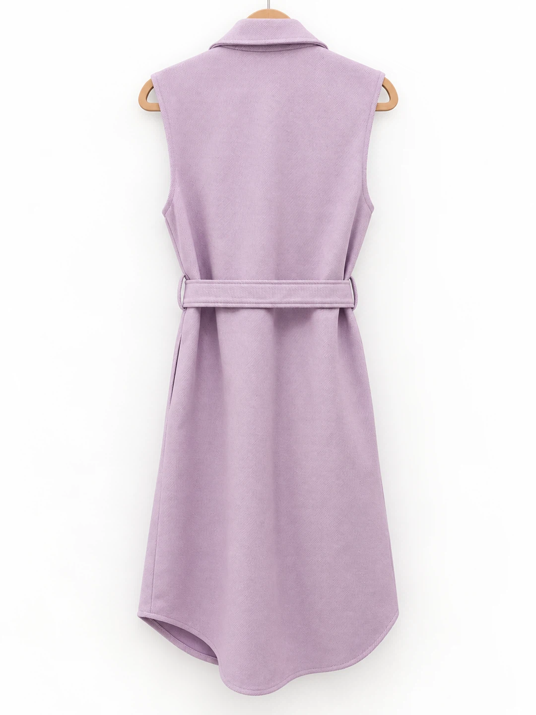 Sleeveless Trench Dress - Lilac - Size XS - photo 2