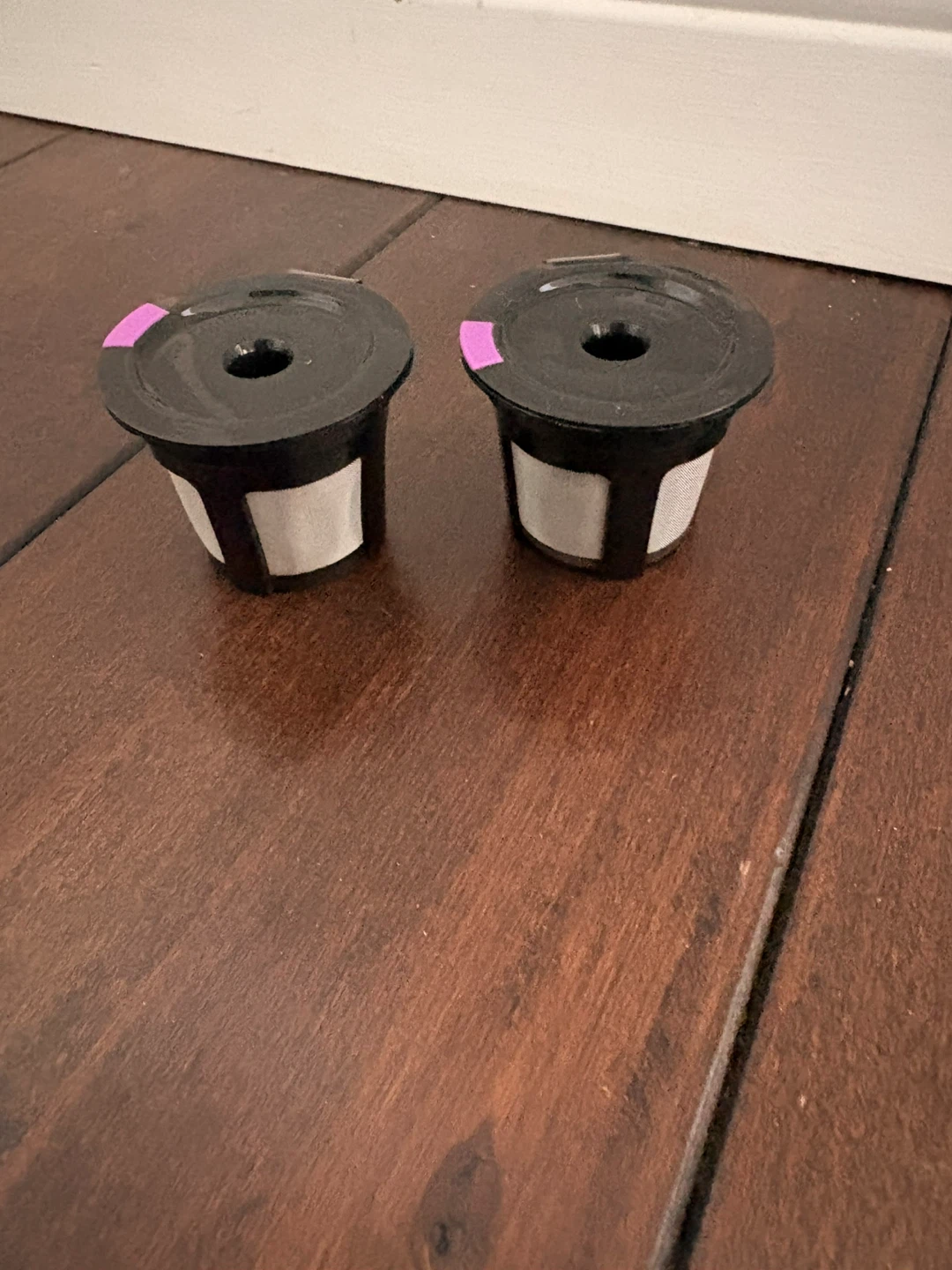🏈Two black Reusable Coffee Pods