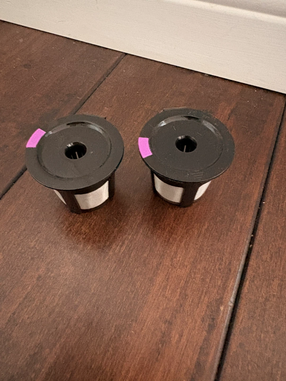 🏈Two black Reusable Coffee Pods - photo 2