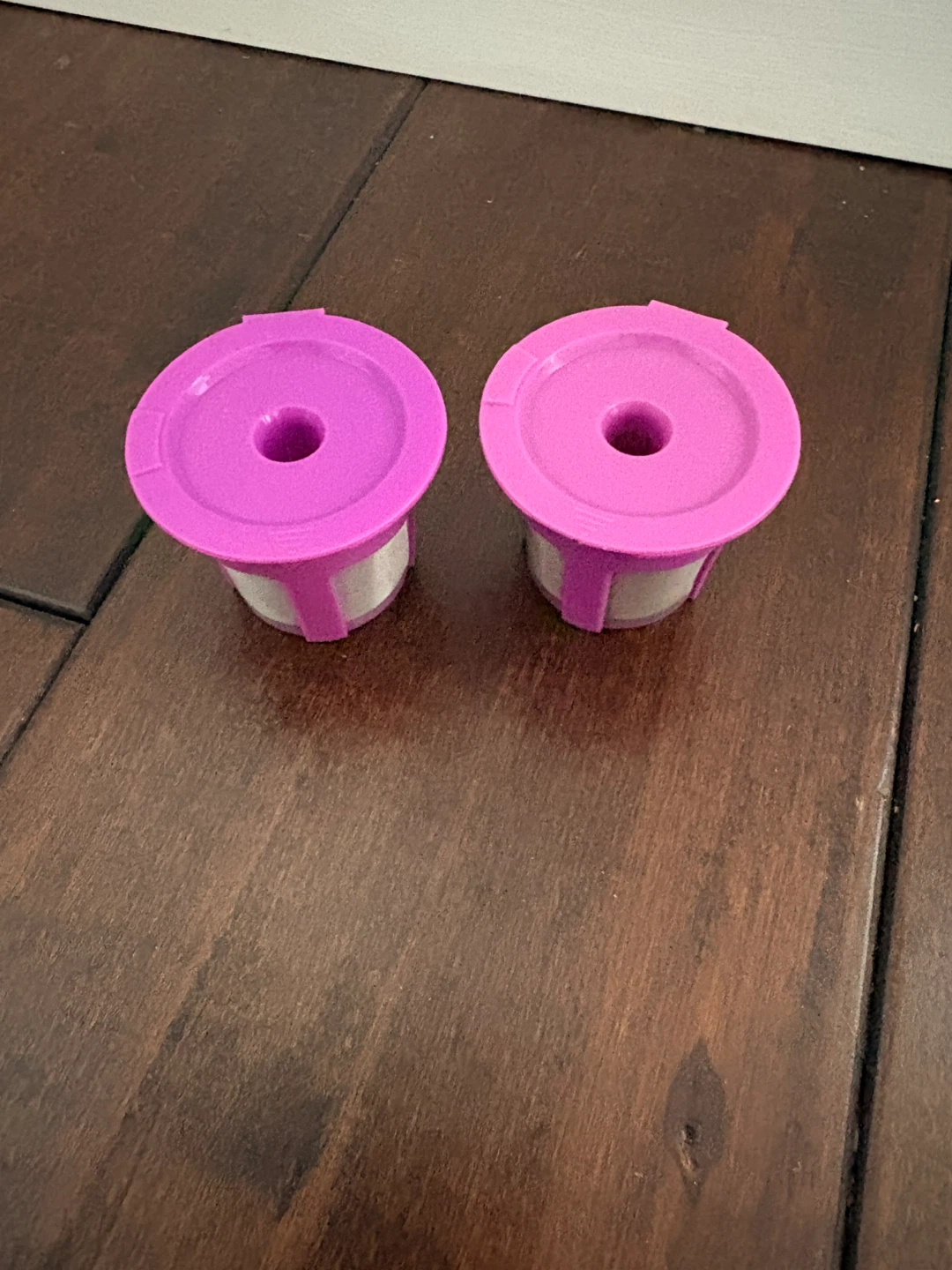 🏈2 Reusable Pink Coffee Pod Filters - photo 2