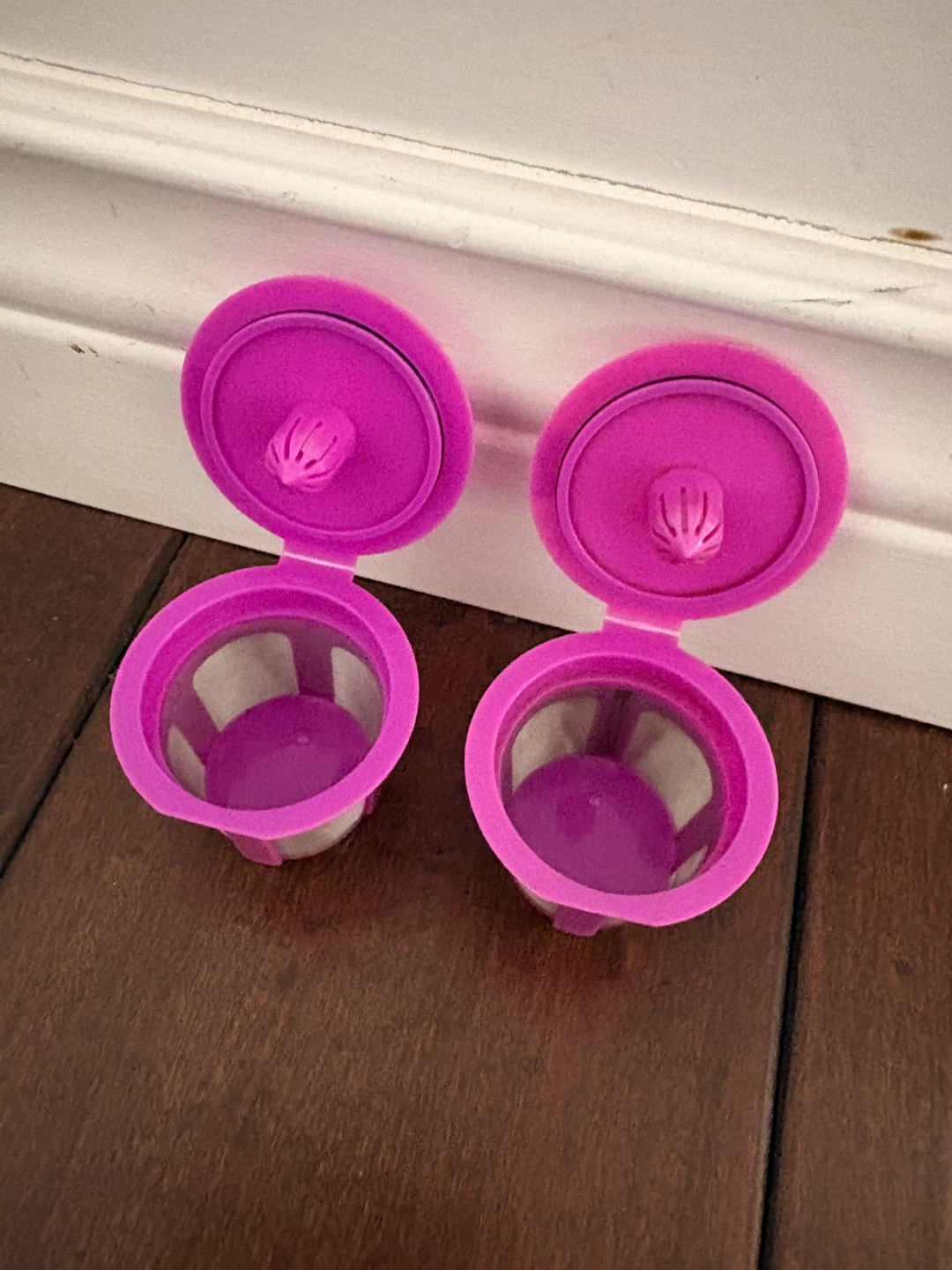 🏈2 Reusable Pink Coffee Pod Filters - photo 4