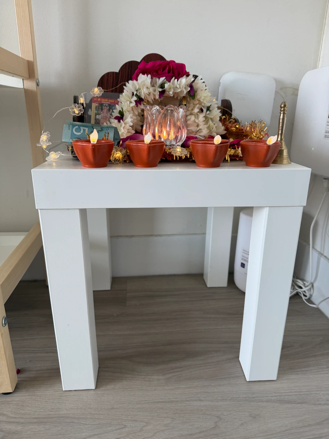 Set of Open Shelf Unit + 2 Side Tables - photo 3