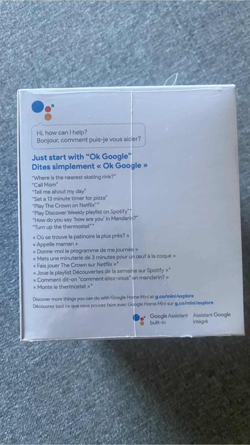 Google Home Mini Smart Speaker - photo 2
