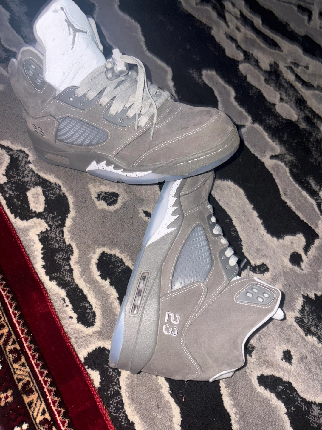 Air Jordan 5 Retro Cool Grey Sneakers - photo 2