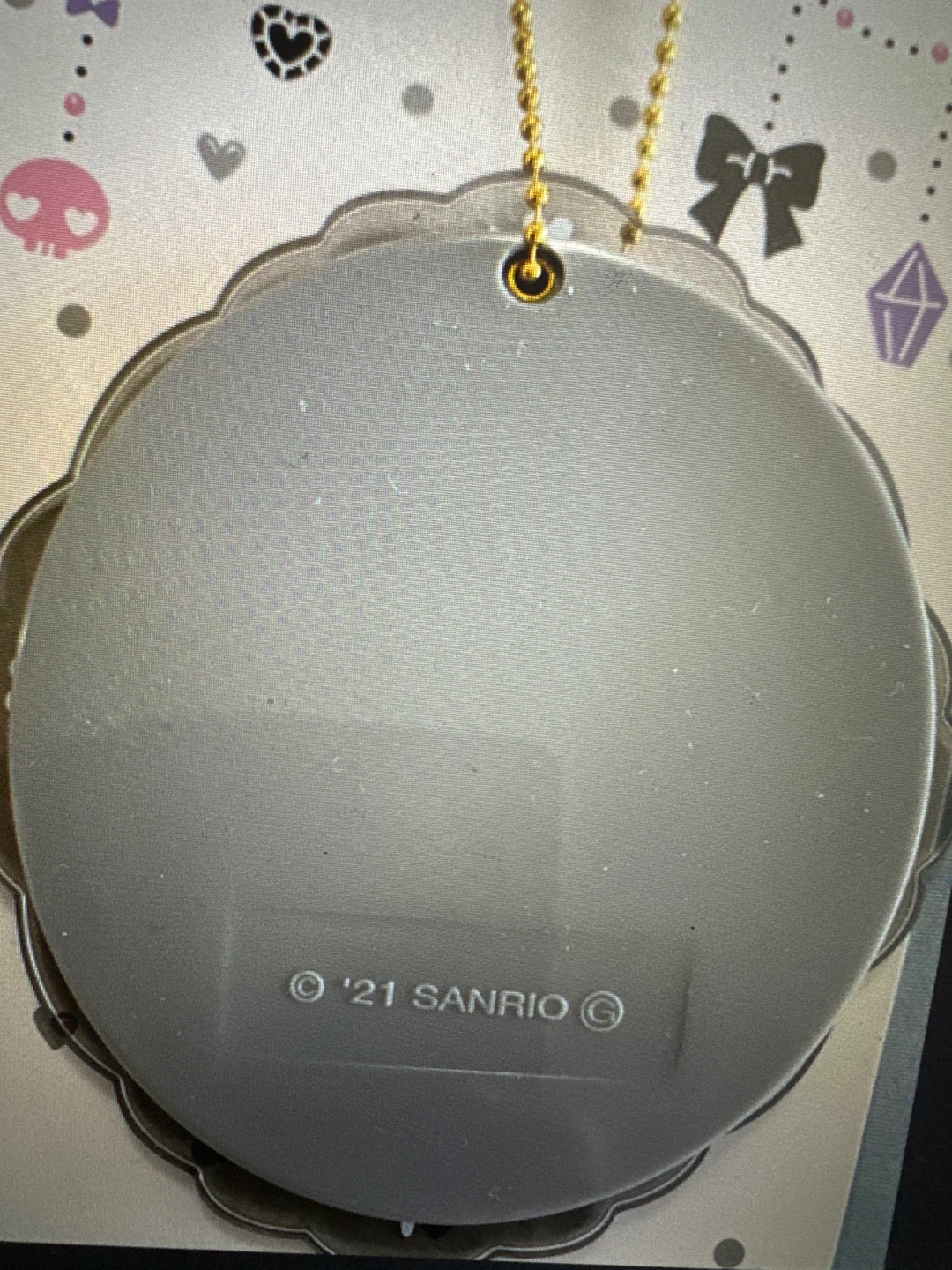 Sanrio Kuromi Mirror Black