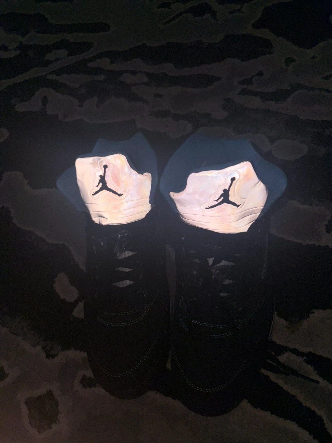 Air Jordan 5 Retro Black/University Blue - photo 2