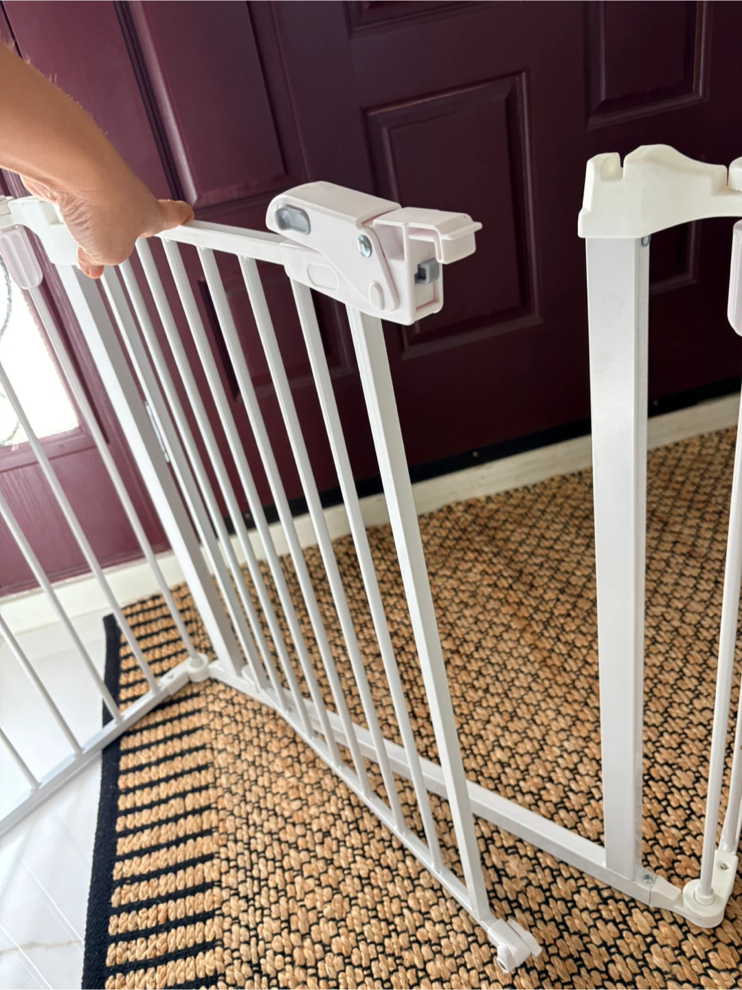 White Metal Safety Gate - photo 4