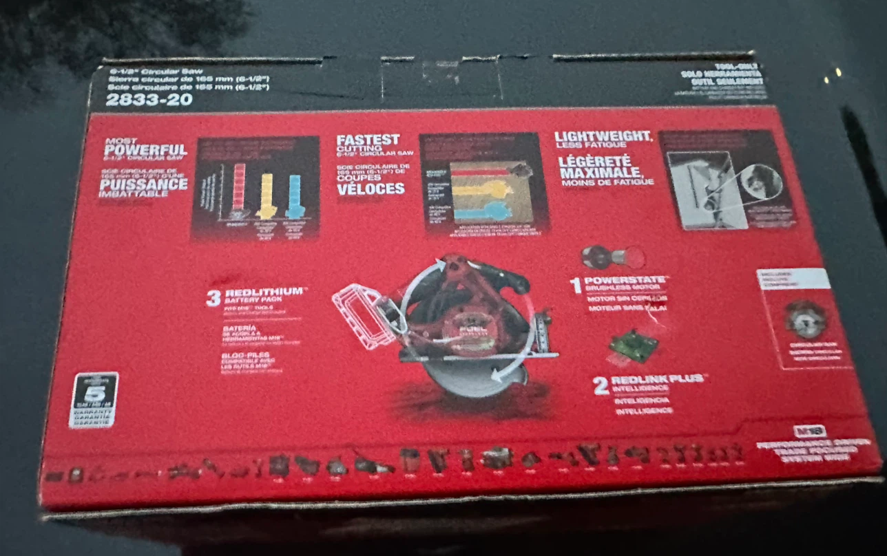 Milwaukee M18 FUEL 6-1/2" Circular Saw - photo 2