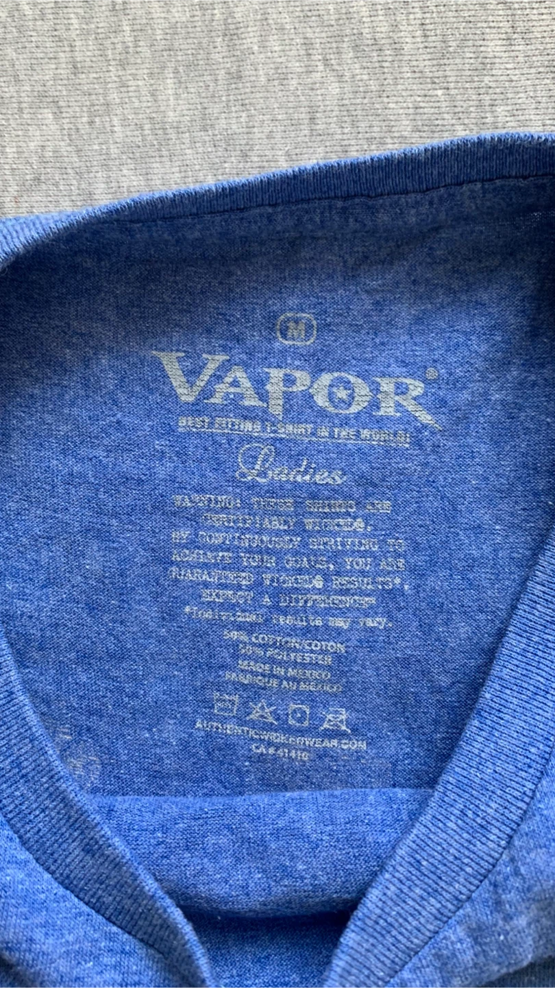 Ladies Blue Popeye's T-Shirt ~ Size Medium 🏈 - photo 3