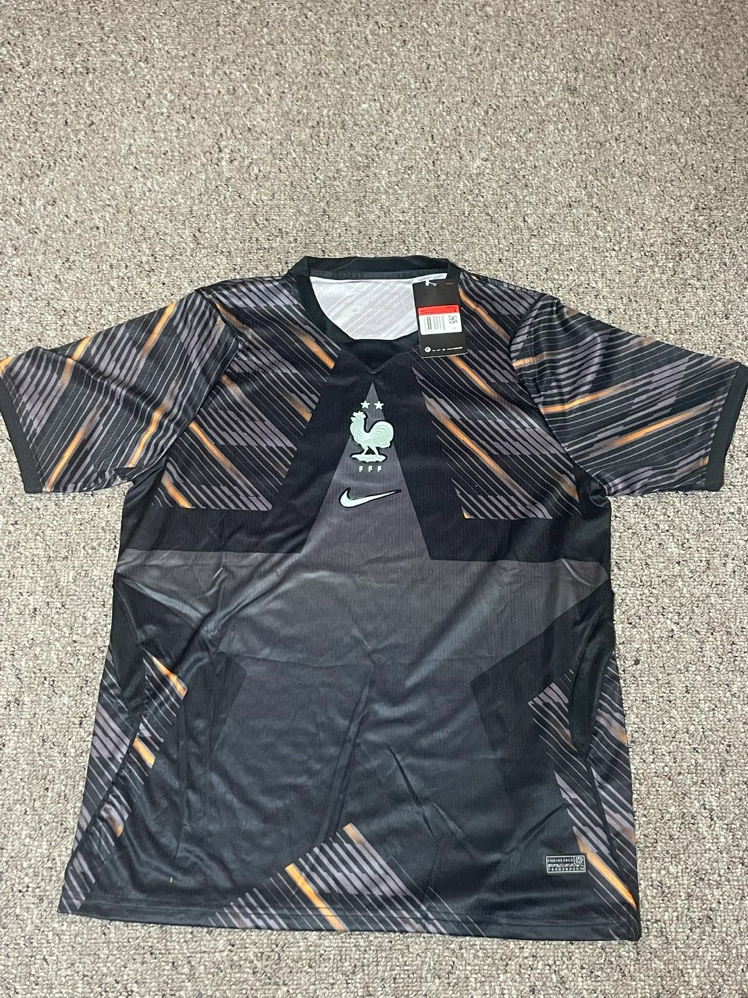 Nike France FFF Dri-Fit Jersey Black
