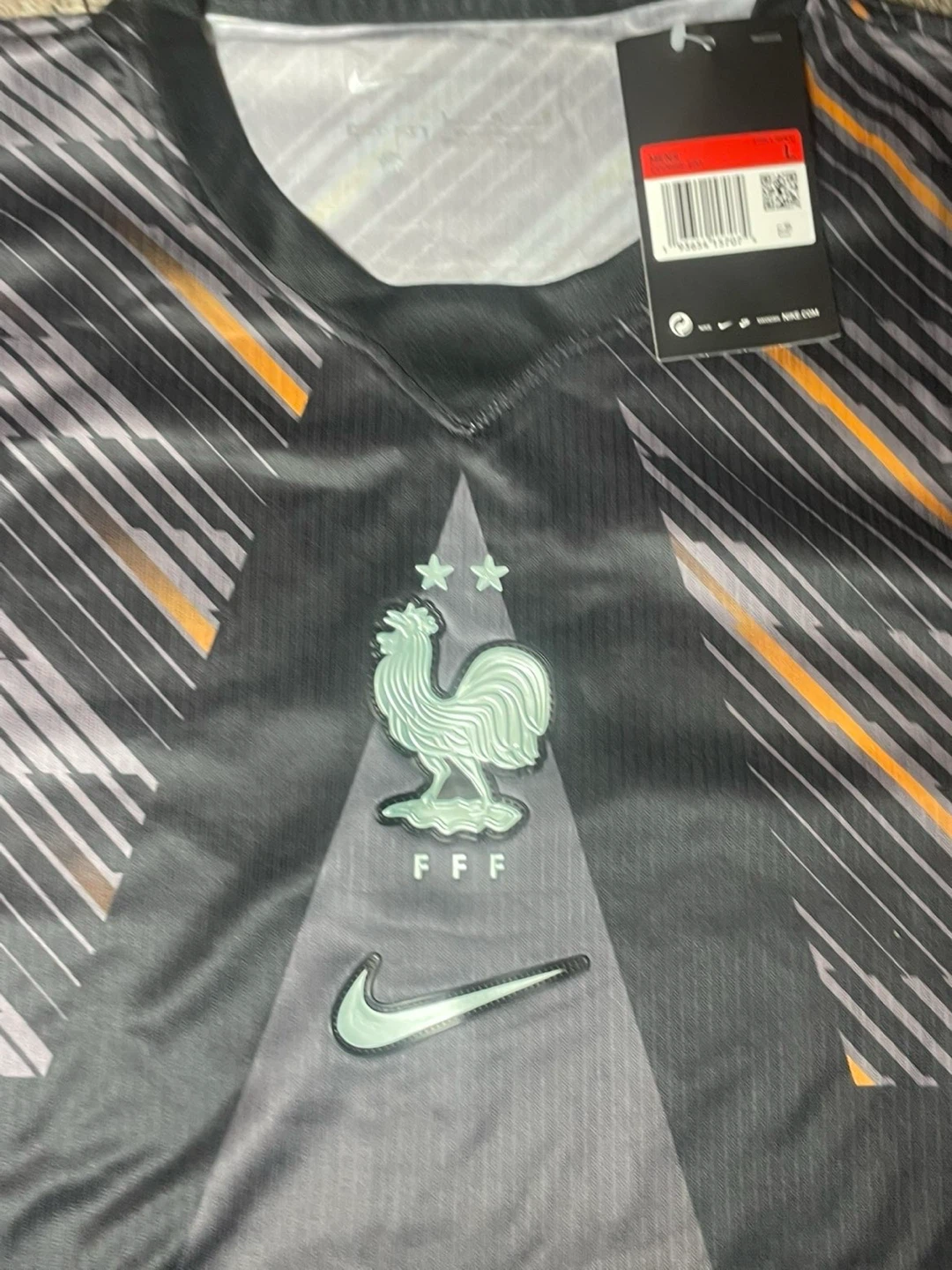Nike France FFF Dri-Fit Jersey Black - photo 4
