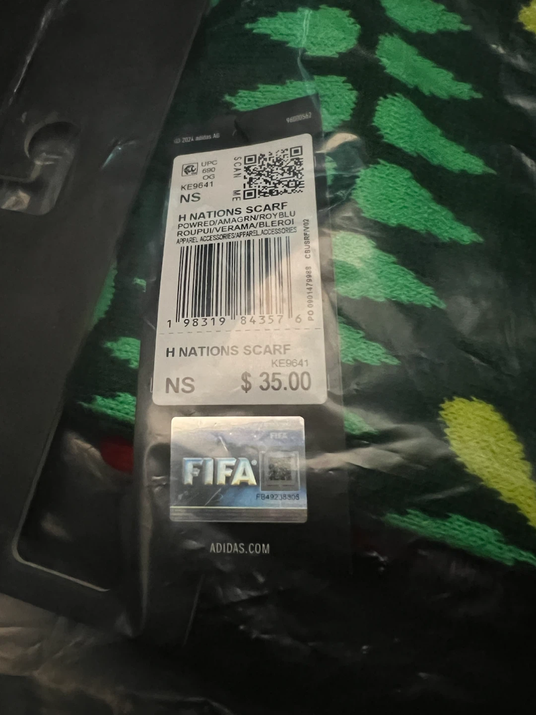 New Adidas FIFA World Cup 26 Host Nations Scarf - Sealed