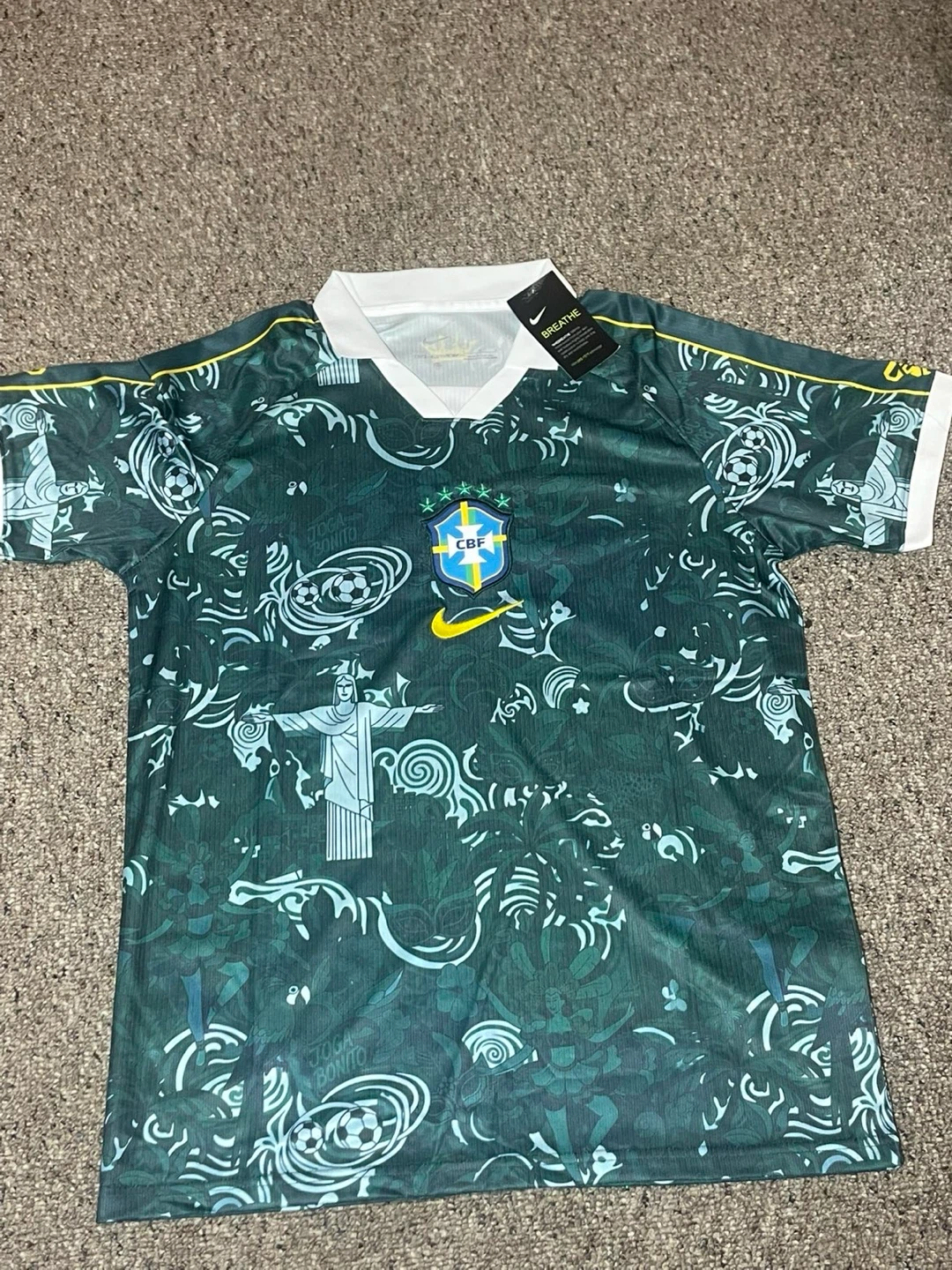 Nike Brazil CBF Soccer Jersey - Large