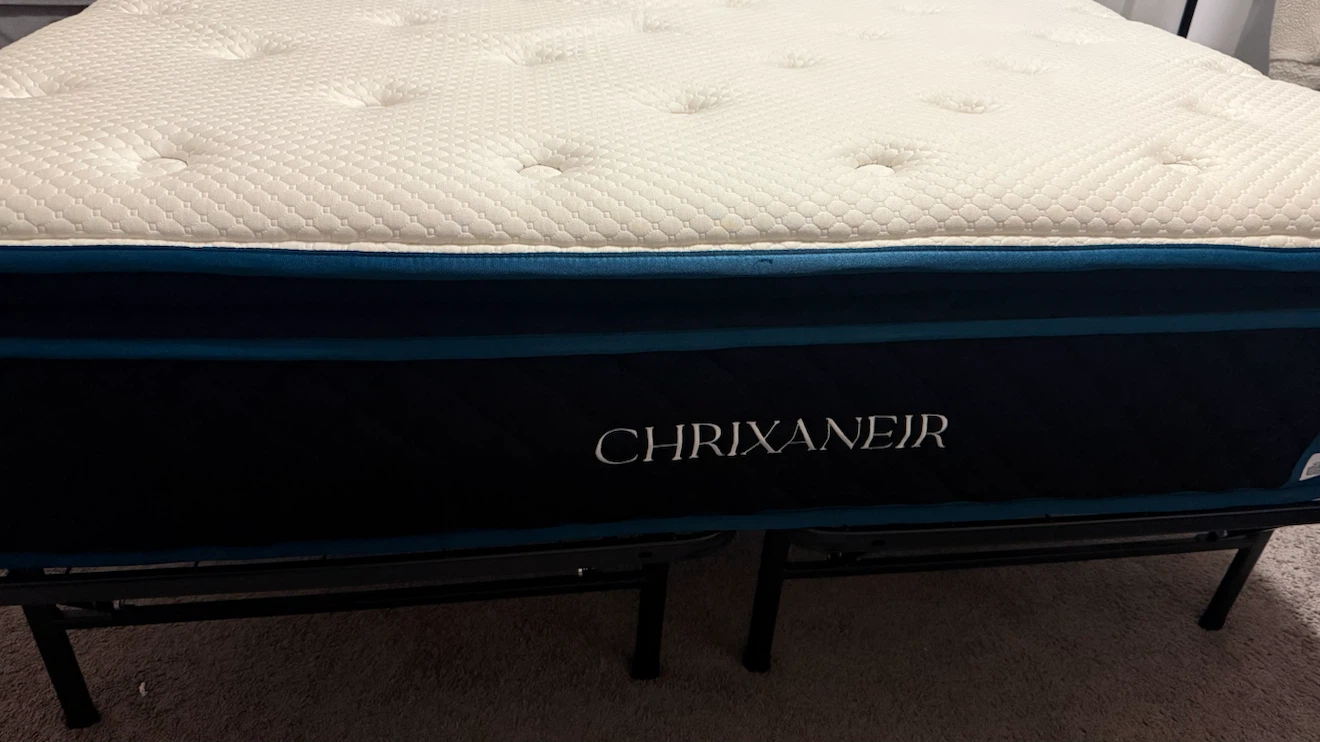 Chrixaneir Queen Mattress with Zinus Frame