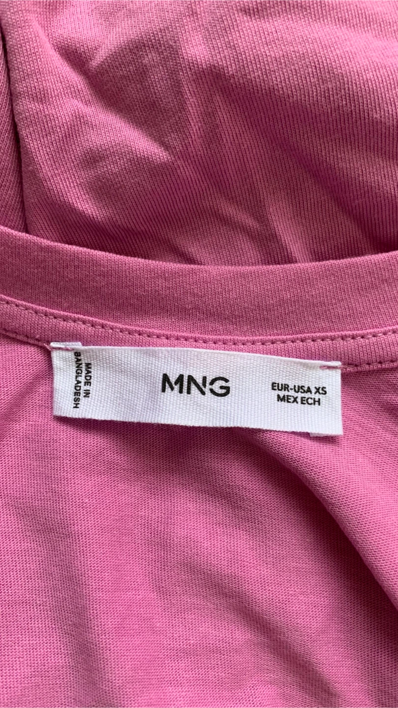MNG Oversized Pink Short Sleeve T-Shirt - Size XS 🏈 - photo 3