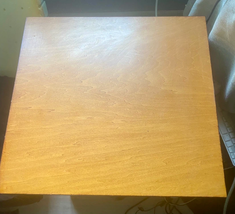 Light Brown Wood Nightstand - photo 3